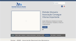 Desktop Screenshot of anmm.org.br