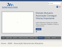 Tablet Screenshot of anmm.org.br