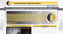 Desktop Screenshot of anmm.org.mx
