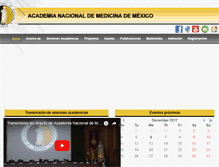 Tablet Screenshot of anmm.org.mx